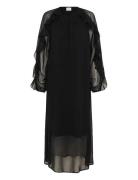 Kamila Chiffon Dress Black Kaffe