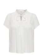 Jdylima Life S/S Top Wvn Noos White JDY