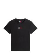 Tjw Reg Party Flag Tee Ext Black Tommy Jeans