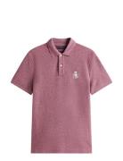 Heather Crest Reg Polo Pink Tommy Hilfiger