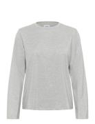 Hagasz Ls Blouse Grey Saint Tropez