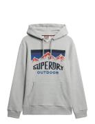 Mountain Relaxed Hood Grey Superdry