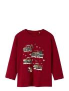 Nmmrejulli Nreg Ls Top Box Red Name It