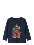 Nmmrejulli Nreg Ls Top Box Navy Name It