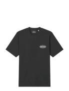 Cotton Jersey Big Logo Frode Tee Black Mads Nørgaard