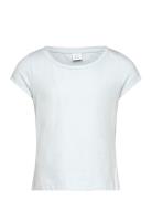 Top Basic Cap Sleeve Blue Lindex