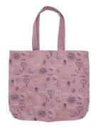 Magic Corduroy Totebag Purple Theatre Magic Pink Maanesten