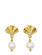 Odette Earrings Gold Maanesten