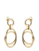 Earrings, Carina Gold Enamel Copenhagen