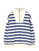 Stripes Navy Blowfly Sweatshirt Navy THE ANIMALS OBSERVATORY