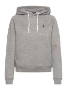 Shrunken Fit Fleece Hoodie Grey Polo Ralph Lauren