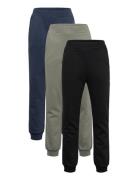 Trousers Basic 3 Pack Navy Lindex