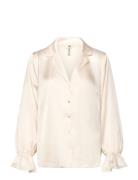 Shirt Satin Frill White Lindex