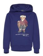 Polo Bear Fleece Hoodie Blue Ralph Lauren Kids