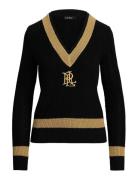 Metallic-Trim Cricket Sweater Black Lauren Ralph Lauren