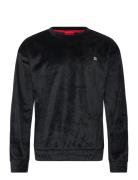 Velvet Sweatshirt Black HUGO