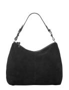 Suede Ginni Large Bag Black Becksöndergaard