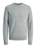 Jprlambswool Knit Crew Neck Ln Grey Jack & J S