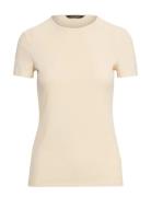 Stretch Cotton Tee Cream Lauren Ralph Lauren