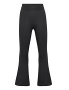 Flared Leggings With Brushed Inside Black Lindex