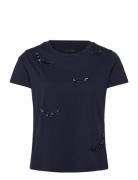 Alys Hc Embroidery Wings Navy Zadig & Voltaire