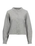Objzari L/S Re Knit Cardigan 142 Grey Object