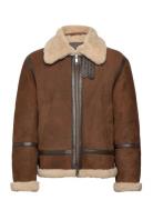 Shearling Jacket Brown GANT