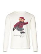 Polo Bear Cotton Long-Sleeve Tee White Ralph Lauren Kids