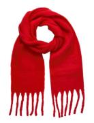 Pclulu Solid Long Scarf Pwp Bc Red Pieces