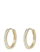 Siri Thin Ring Ear G/Clear - Gold SNÖ Of Sweden