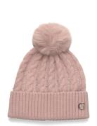 Knitted Beanie Pink GUESS