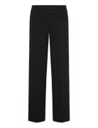 Soft Suit Wide Trousers Black Bubbleroom