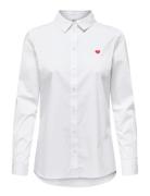 Jdymio L/S Embroidery Shirt Wvn Noos White JDY