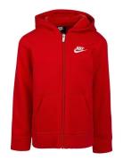 Zh-Full Zip Hoody Red Nike