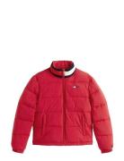 Tjw Ess Puffer Flag Jacket Ext Red Tommy Jeans