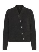 Vmpenny Ls V-Neck Top Jrs Ga Grey Vero Moda