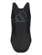 Performance Big Bars Swimsuit Black Adidas Performance