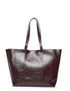 Large Shopper Bag Burgundy Mango