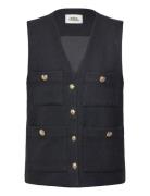 Edel Vest Ss Black Lollys Laundry