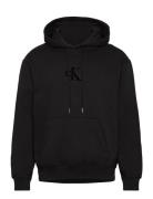 350Gsm Fleece Gift Giving Hoodie Black Calvin Klein Jeans