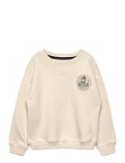 Lion Print Sweatshirt Cream Mango