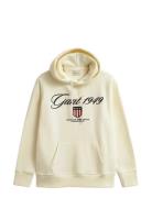 Graphic Hoodie Cream GANT