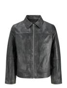 Jorclean Leather Jacket Styd Aw25 Black Jack & J S