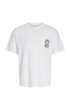 Jorargos Back Print Tee Ss Cn Styd Aw25 White Jack & J S