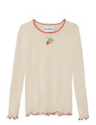 Andrea Longsleeve T-Shirt Cream Helmstedt