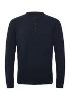 Merchant Grandad Top Navy Superdry