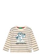 T-Shirt L/S Cream United Colors Of Benetton
