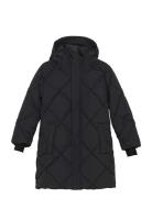 Jr. Puffer Jacket - Long Black Color Kids