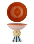 Bob Pedestal Bowl Patterned Bloomingville