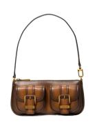 Sm Conv Pouchette Brown Michael Kors